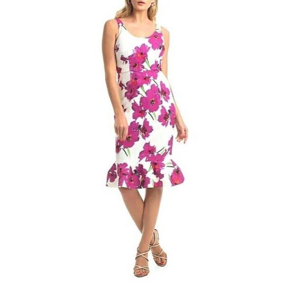 Trina Turk  Sheath Dress (Sari Pink) Women's Dress SZ‎ 4 NEW WITH TAG - Picture 1 of 10